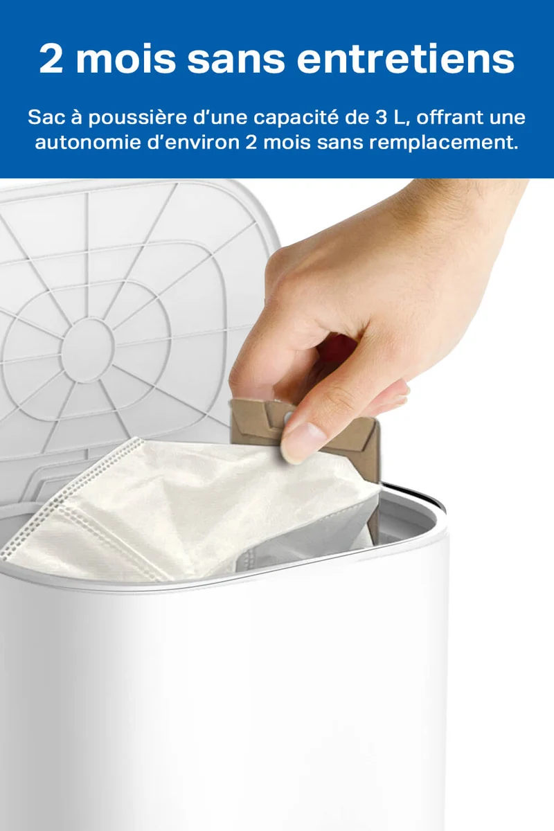 Aspirateur Robot Laveur 5300 Pa avec Station de Vidange - Tapo RV20 Max Plus White