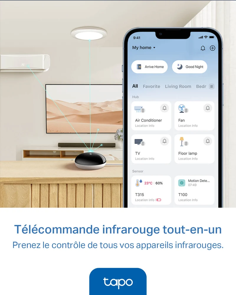 Télécommande Connectée Domotique Universelle IR & IoT - Tapo H110