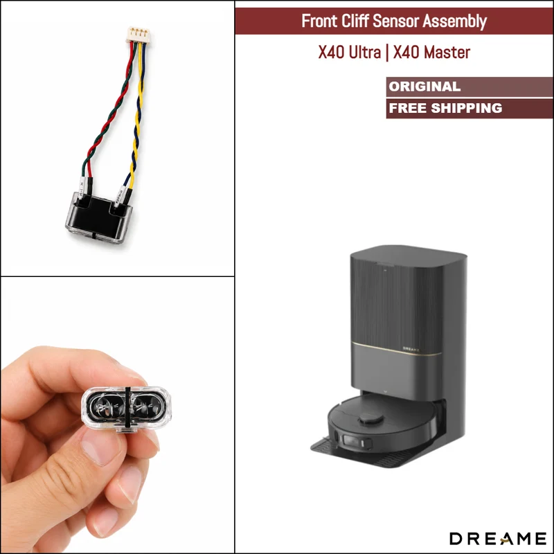 Dreame X40 Ultra, X40 Master | Original Spare & Repair Parts: Front Cliff Sensor Assembly