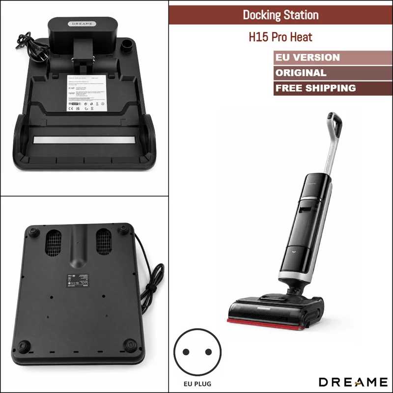 Dreame H15 Pro Heat | Original Spare Parts & Accessories: Charging Docking Station, 220V