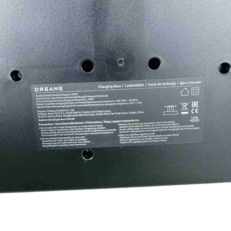 Dreame H13 Pro, H14, H14 Pro, H14 Dual, H20, H30, H20 Mix, H30 Mix | Original Spare Parts & Accessories: Charging Docking Station, 220V