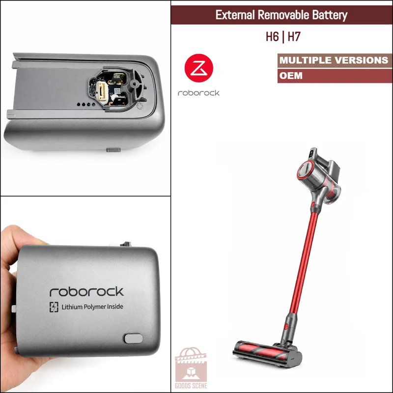 Roborock H6, H7 | Original Spare & Repair Parts: Original Battery Replacement