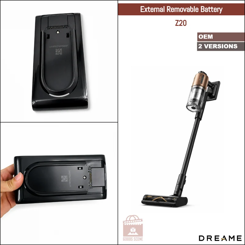 Dreame Z20 | Original Spare & Repair Parts: OEM Removable Battery Pack Replacement