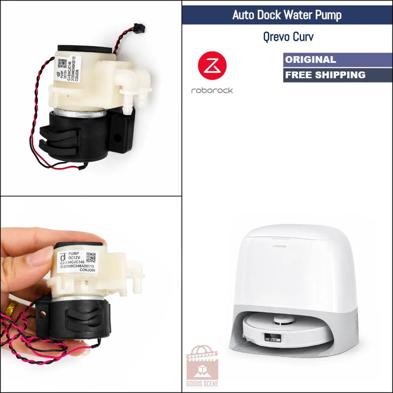 Roborock Qrevo Curv | Original Spare & Repair Parts For Auto Dock: Water Pump