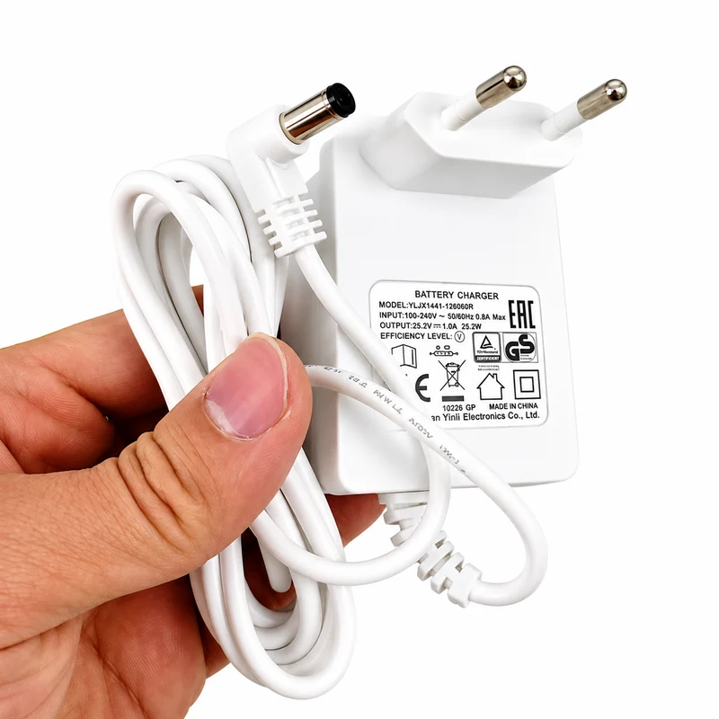 Dreame V7, V8, V9, V10 Plus, V10 Pro, V11, V12, T10, T20, T100, XR | Original Spare & Repair Parts: Charging Power Adapter, EU Plug