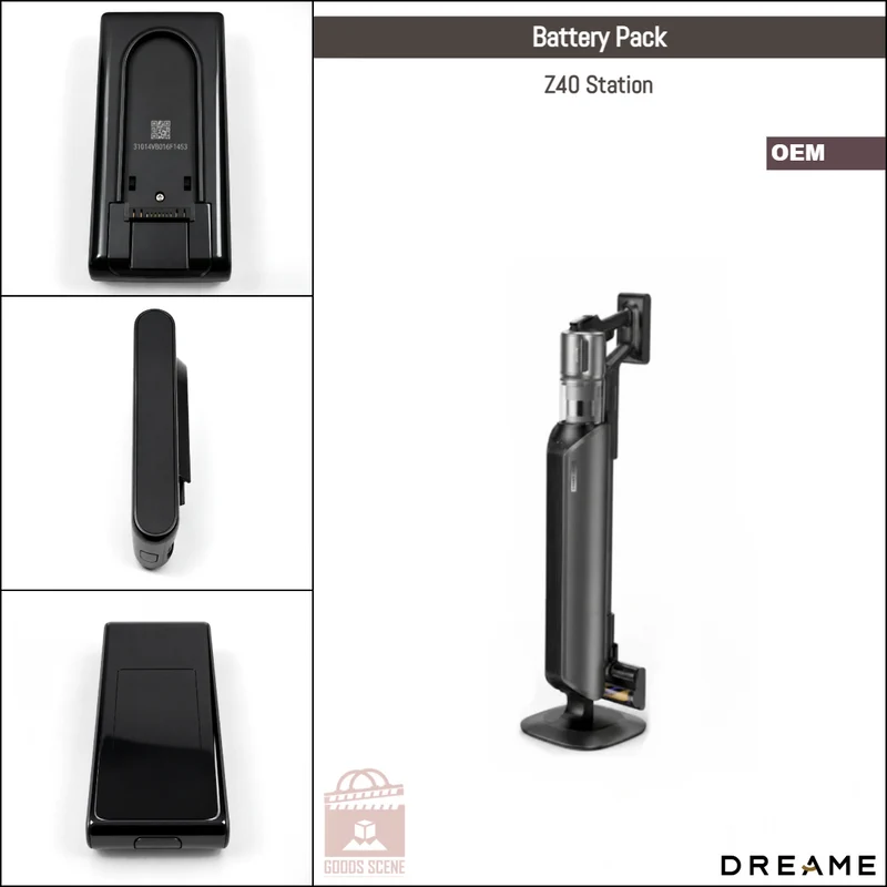 Dreame Z40 Station | Original Spare & Repair Parts: OEM Removable Battery Pack Replacement