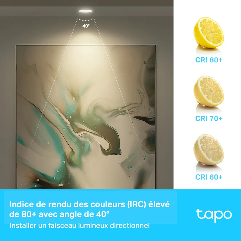 Ampoule LED Connectée GU10 Blanc Chaud 350 Lumens - Tapo L610