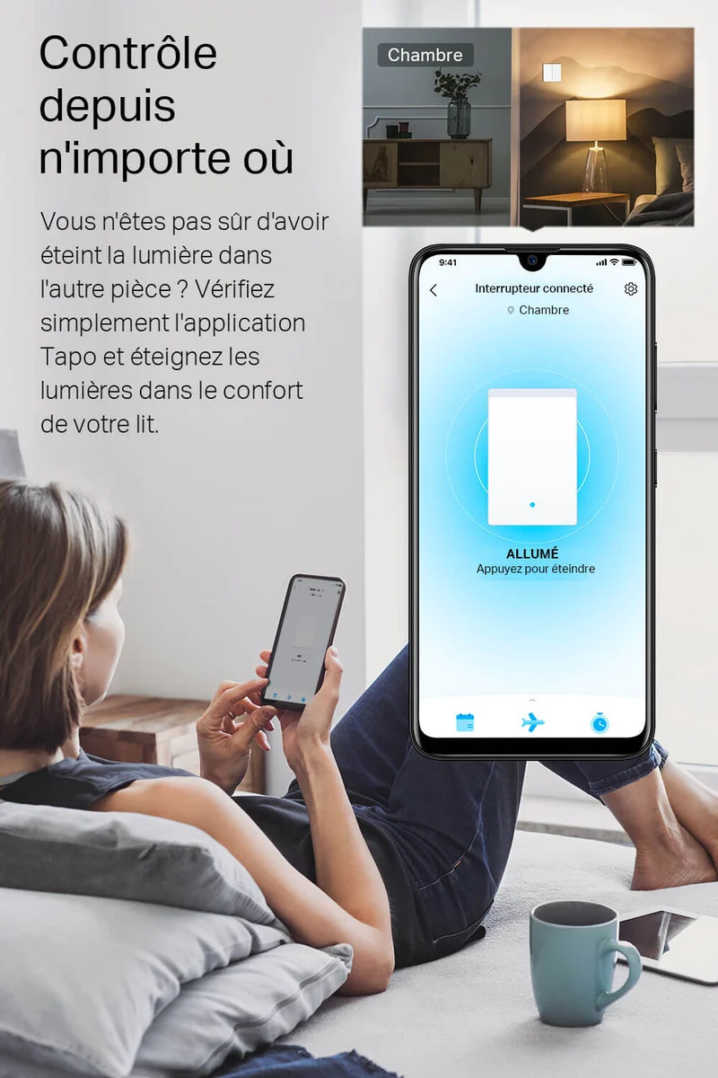 Interrupteur Connecté Domotique - Tapo S210