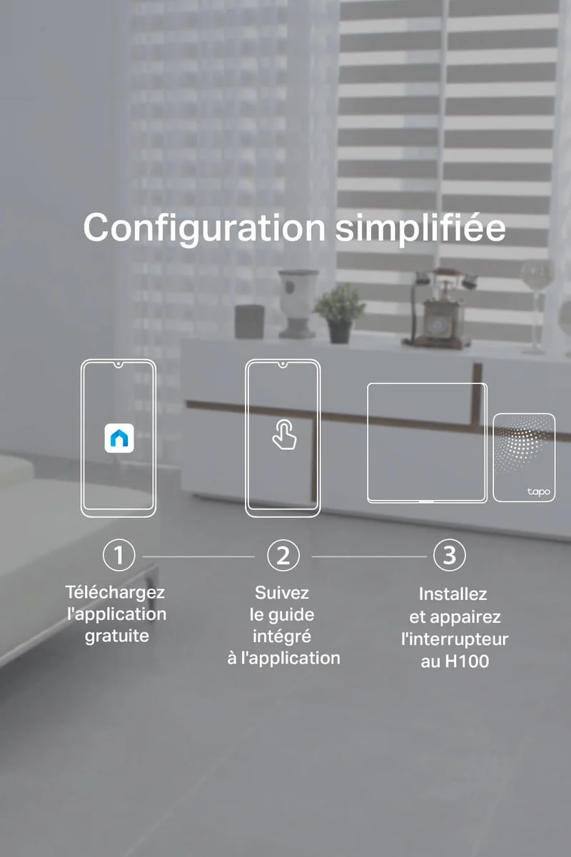 Interrupteur Connecté Domotique - Tapo S210