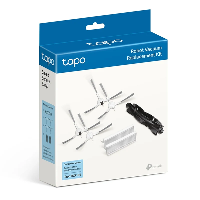 Kit de Remplacement pour Aspirateur Robot (Brosses + Filtre) - Tapo RVA105