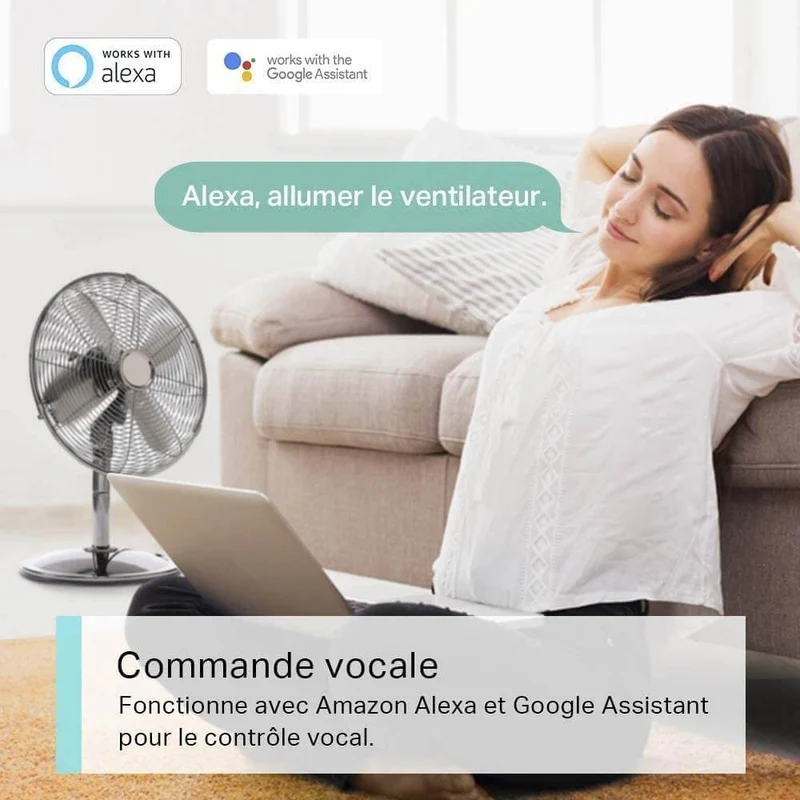 Prise Connectée Intelligente 10A - Tapo P100