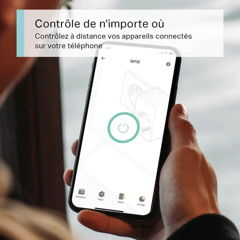 Prise Connectée Intelligente 10A - Tapo P100