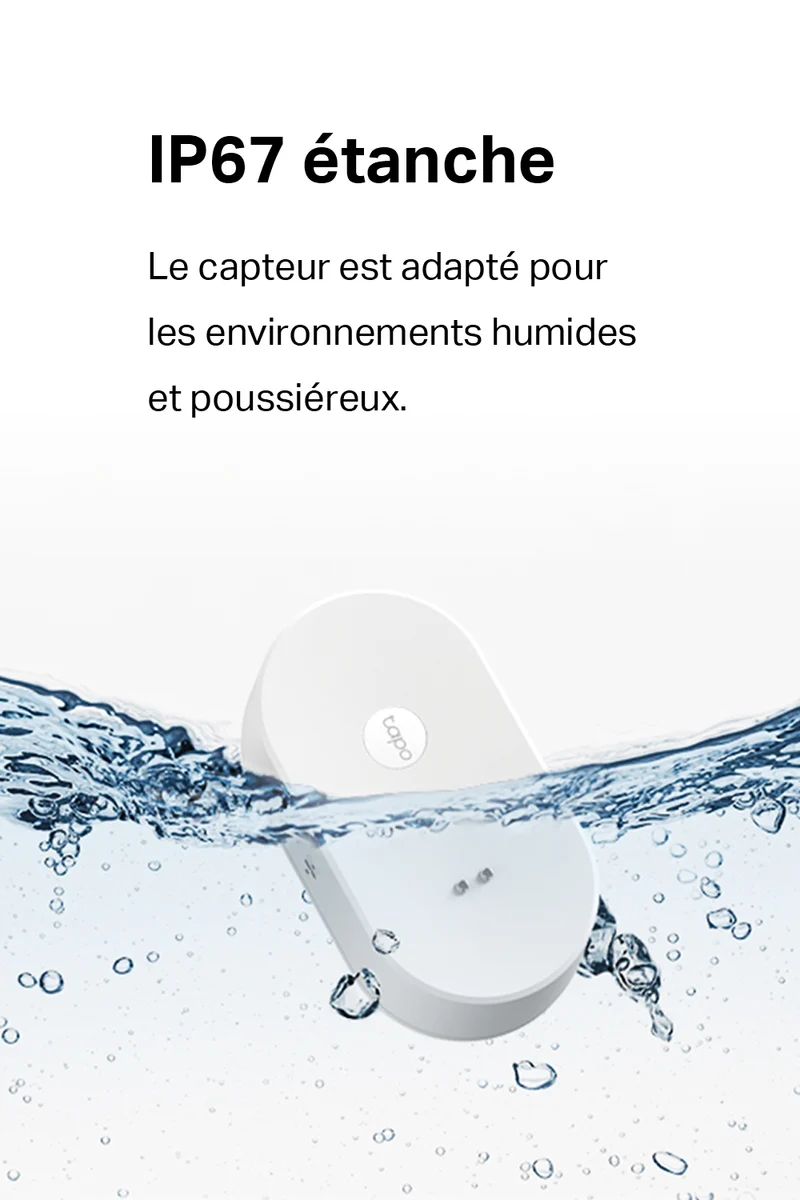 Capteur de Fuite d'Eau Connecté - Tapo T300