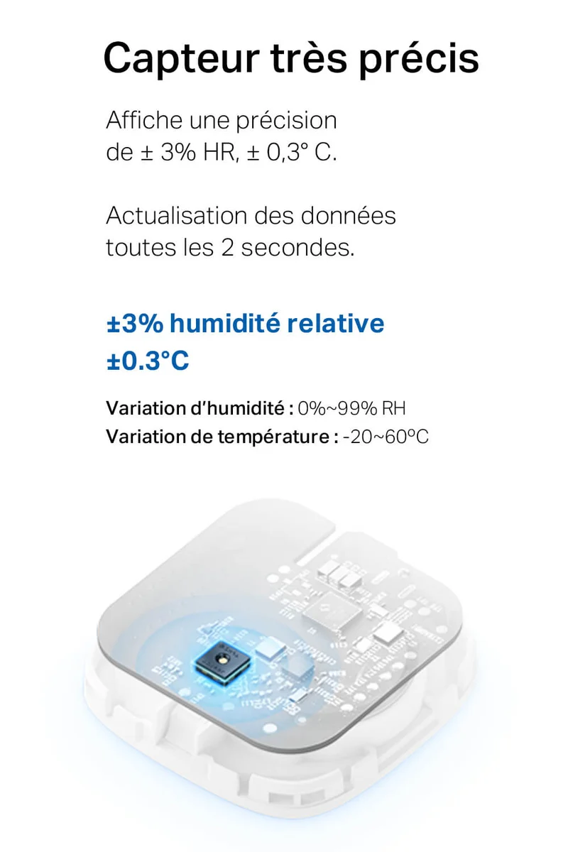 Capteur de Température et d'Humidité Connecté - Tapo T310