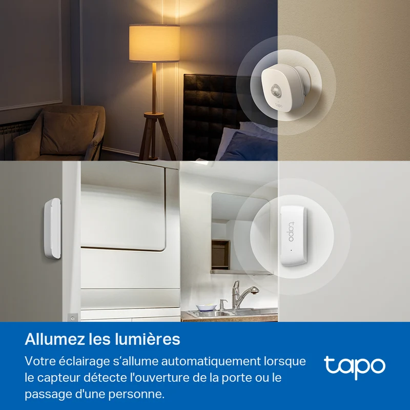 Kit Capteur de Mouvement Ouverture de Porte et Hub avec Carillon - Tapo T30 KIT