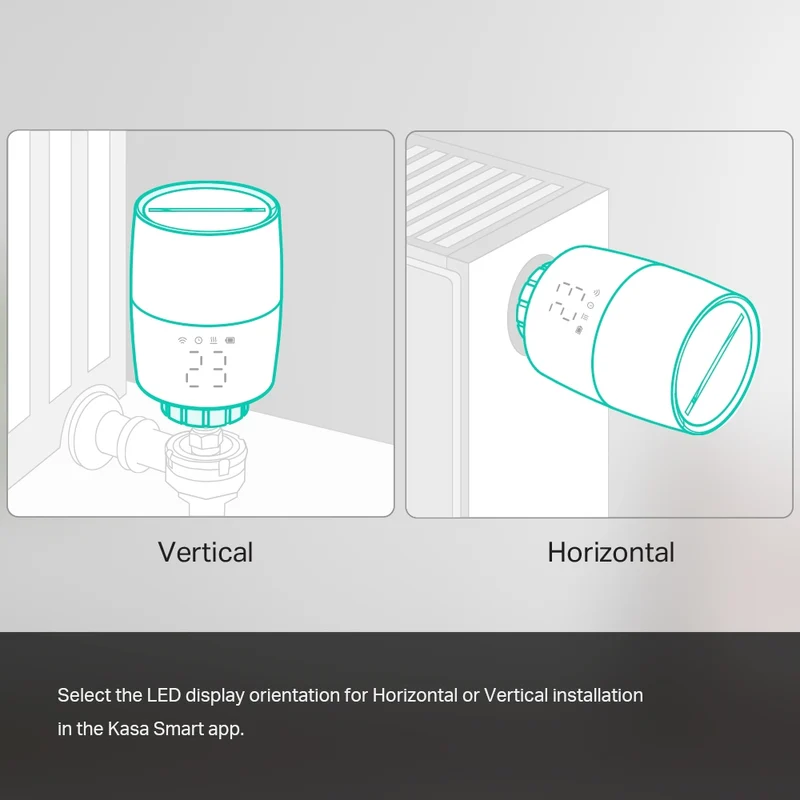 Tête Thermostatique Connectée Vanne de Radiateur KE100