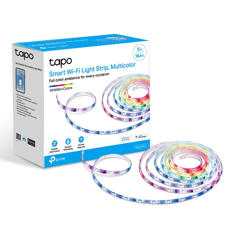 Ruban LED Connecté Multicolore 5 Mètres - Tapo L920-5