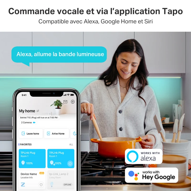 Ruban LED Connecté RVB 5 Mètres - Tapo L900
