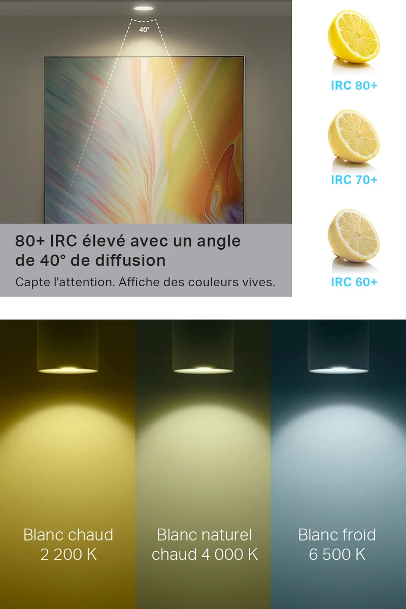 Ampoule Spot Connectée GU10 Multicolore 350 Lumens - Tapo L630