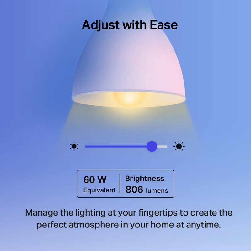 Ampoule Led Connectée E27 Multicolore 800 Lumens - Tapo L530E