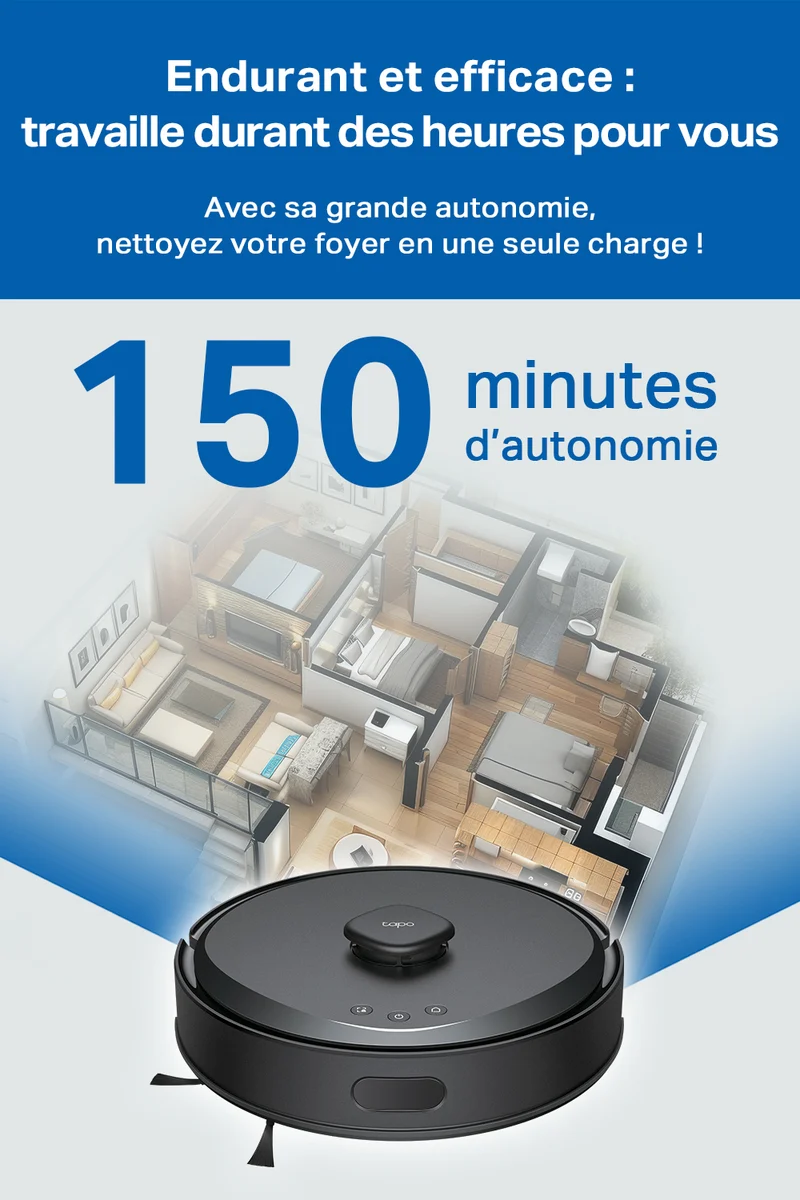 Aspirateur Robot Laveur 5300 Pa - Tapo RV30 Max