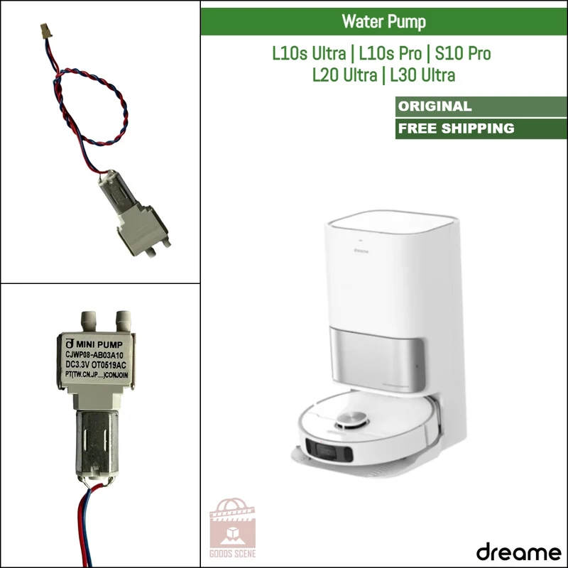 Dreame L10s Ultra, L10s Pro, S10 Pro, L20 Ultra, L30 Ultra | Original Spare & Repair Parts: Water Pump