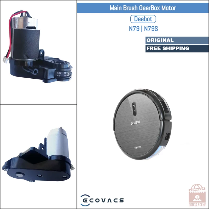 Ecovacs Deebot N79, N79S | Original Spare & Repair Parts: Main Brush Gearbox Motor