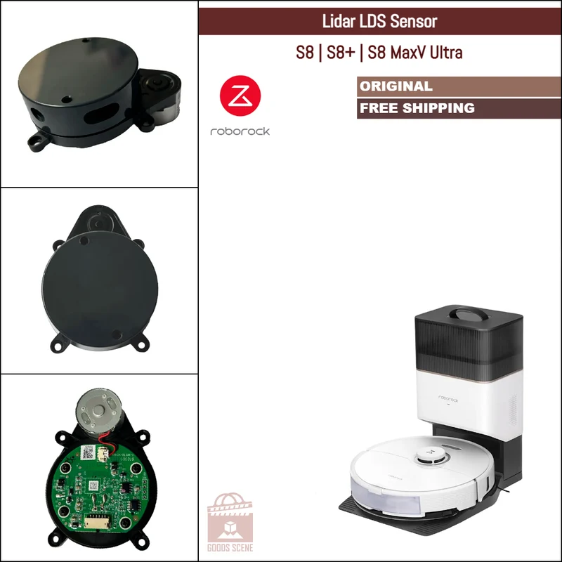 Roborock S8, S8+, S8 MaxV Ultra | Original Spare & Repair Parts: LDS Laser Lidar Sensor