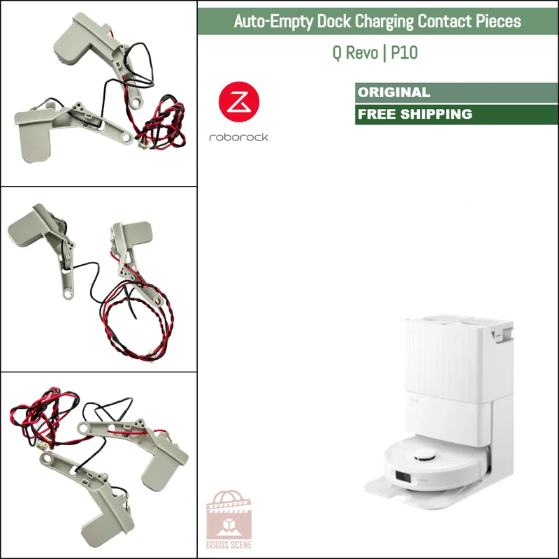 Roborock Q Revo, P10 | Original Spare & Repair Parts For Auto Empty Dock: Charging Contact Pieces