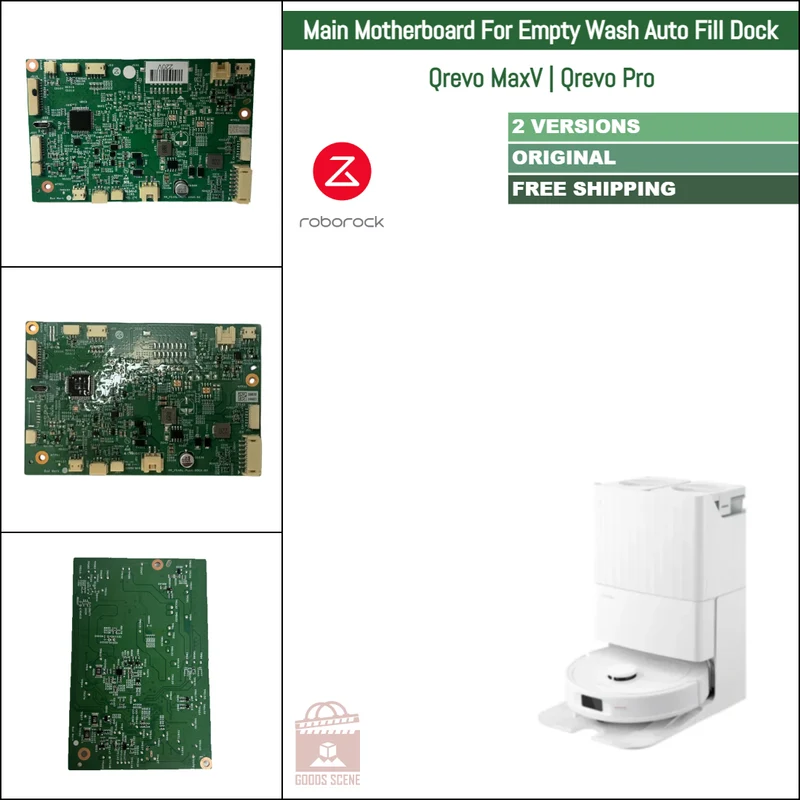 Roborock Qrevo MaxV, Qrevo Pro, Qrevo S, QV 35A | Original Spare & Repair Parts For Auto Empty Dock: Main Motherboard, 220V