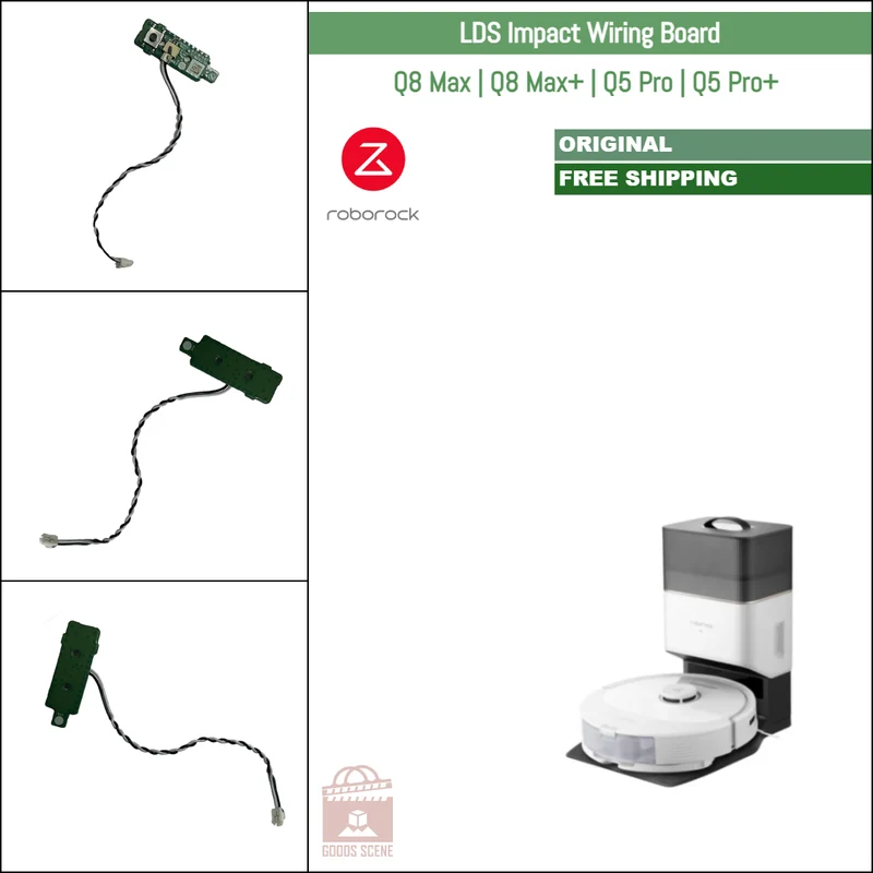 Roborock Q8 Max, Q8 Max+, Q5 Pro, Q5 Pro+ | Original Spare & Repair Parts: LDS Front Impact Wiring Board