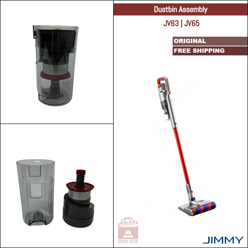 Jimmy JV63, JV65 | Original Spare Parts & Accessories: Dustbin Assembly