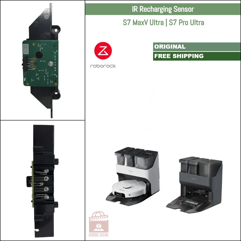 Roborock S7 MaxV Ultra, S7 Pro Ultra | Original Spare & Repair Parts For Auto Dock: Infrared Recharging Sensor