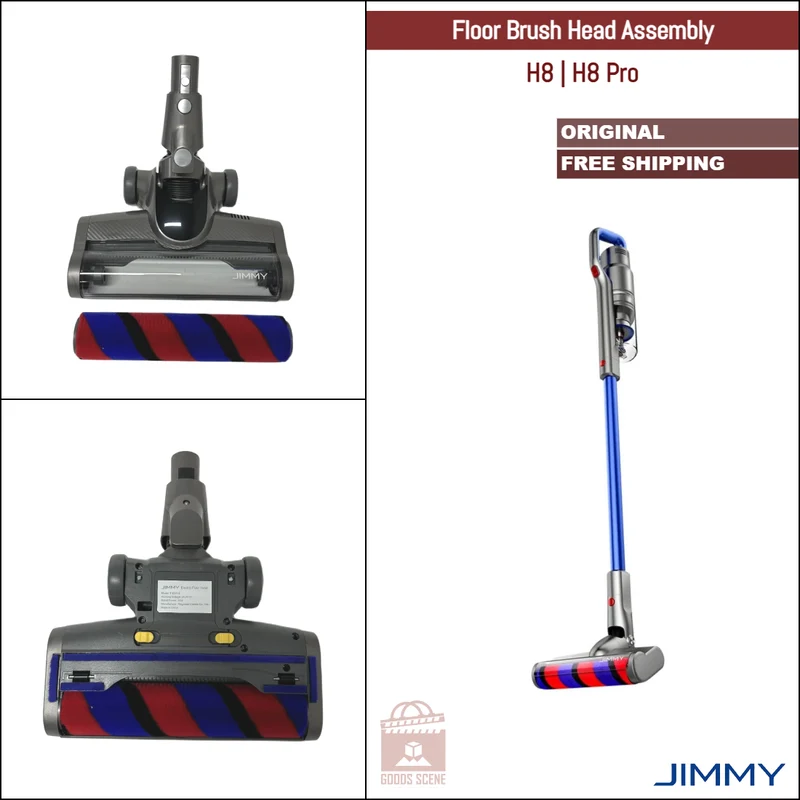 Jimmy H8, H8 Pro | Original Spare Parts & Accessories: Electric Floor Head, Wheels Version