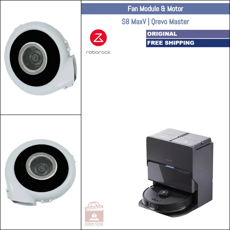 Roborock S8 MaxV Ultra, Qrevo Master | Original Spare & Repair Parts: Fan Motor Module 10000Pa