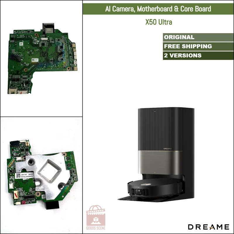 Dreame X50 Ultra | Original Spare & Repair Parts: AI Camera, Motherboard & Core Board Assembly, EU Version