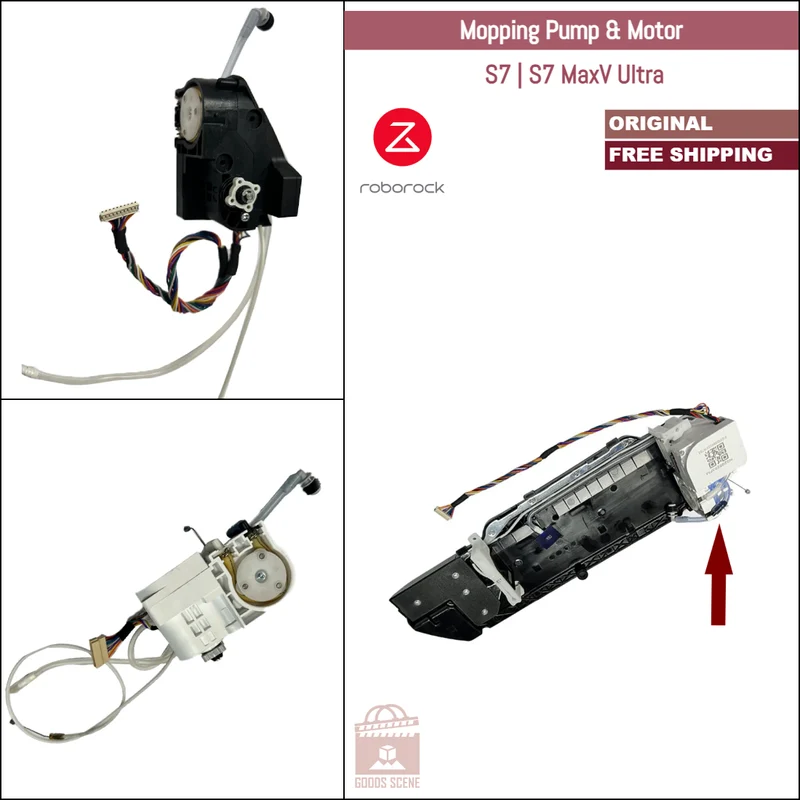 Roborock S7, S7 MaxV Ultra | Original Spare & Repair Parts: Vibration Mopping Pump & Motor