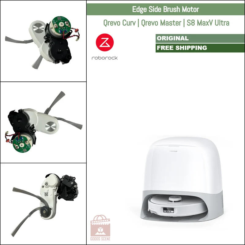 Roborock Qrevo Curv, Qrevo Master, S8 MaxV Ultra | Original Spare & Repair Parts: Edge Side Brush Motor