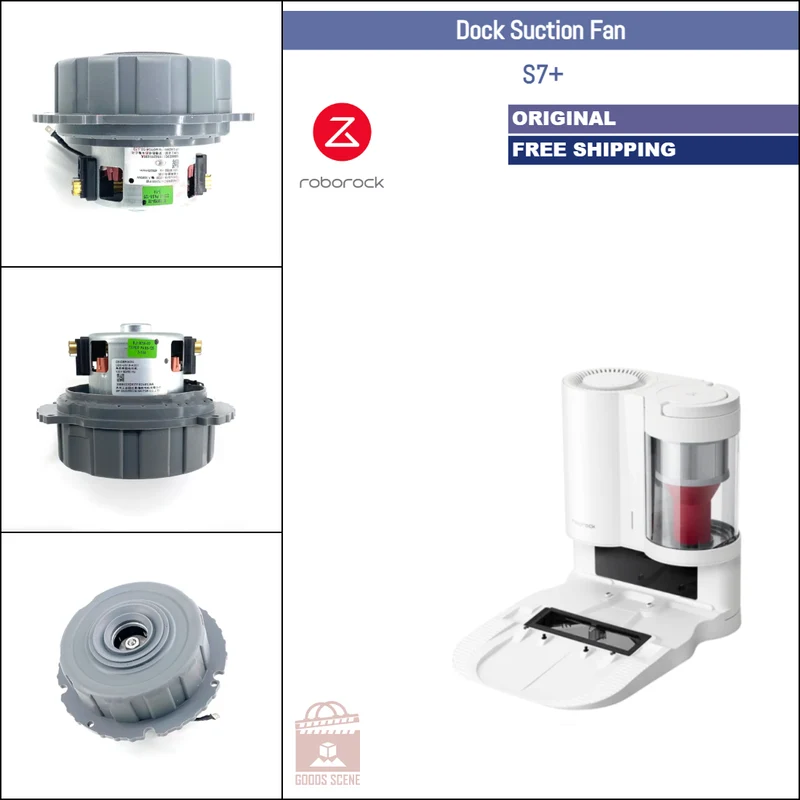 Roborock S7+ | Original Spare & Repair Parts For Auto Empty Dock: Fan Module & Motor, 100V-220V