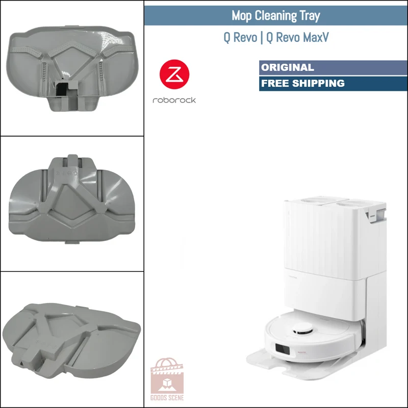 Roborock Q Revo, Q Revo MaxV | Original Spare Parts & Accessories For Auto Dock: Mop Cleaning Dock Tray