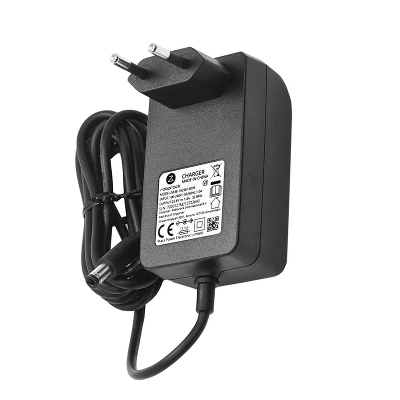 Roborock Dyad, U10, H7, H7 Pure | Original Spare Parts & Accessories For Dock: Power Adapter, EU Plug