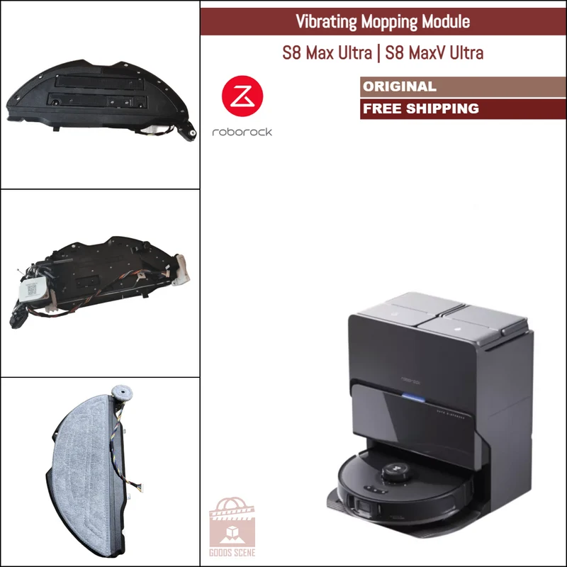 Roborock S8 Max Ultra, S8 MaxV Ultra | Used Original Spare & Repair Parts: Vibration Mopping Module