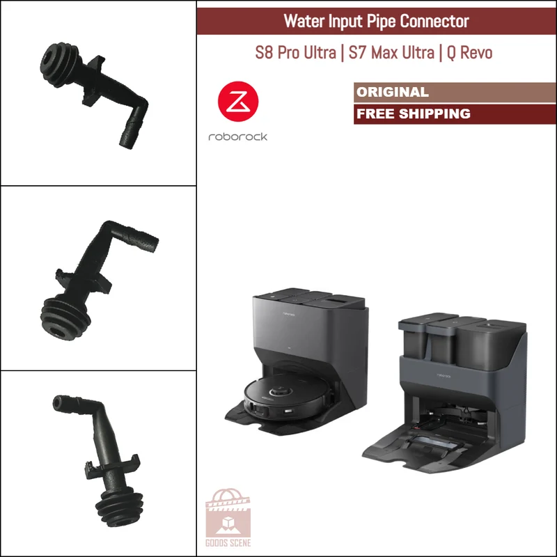 Roborock S8 Pro Ultra, S7 Max Ultra, Q Revo | Original Spare & Repair Parts For Auto Dock: Water Input Pipe Sealing Connector