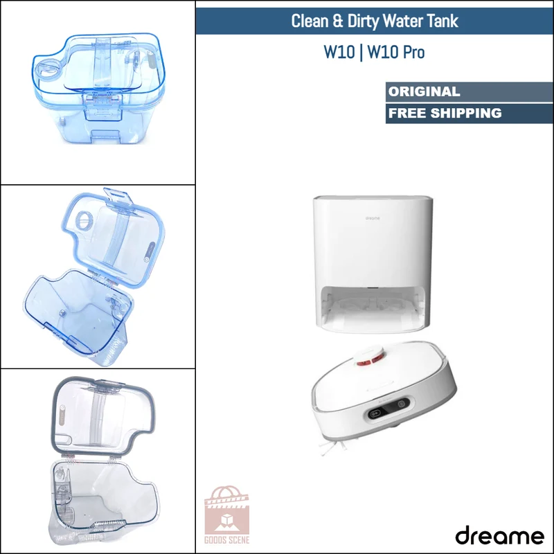 Dreame Bot W10, W10 Pro | Original Spare Parts & Accessories For Auto Dock: Clean And Dirty Water Tank