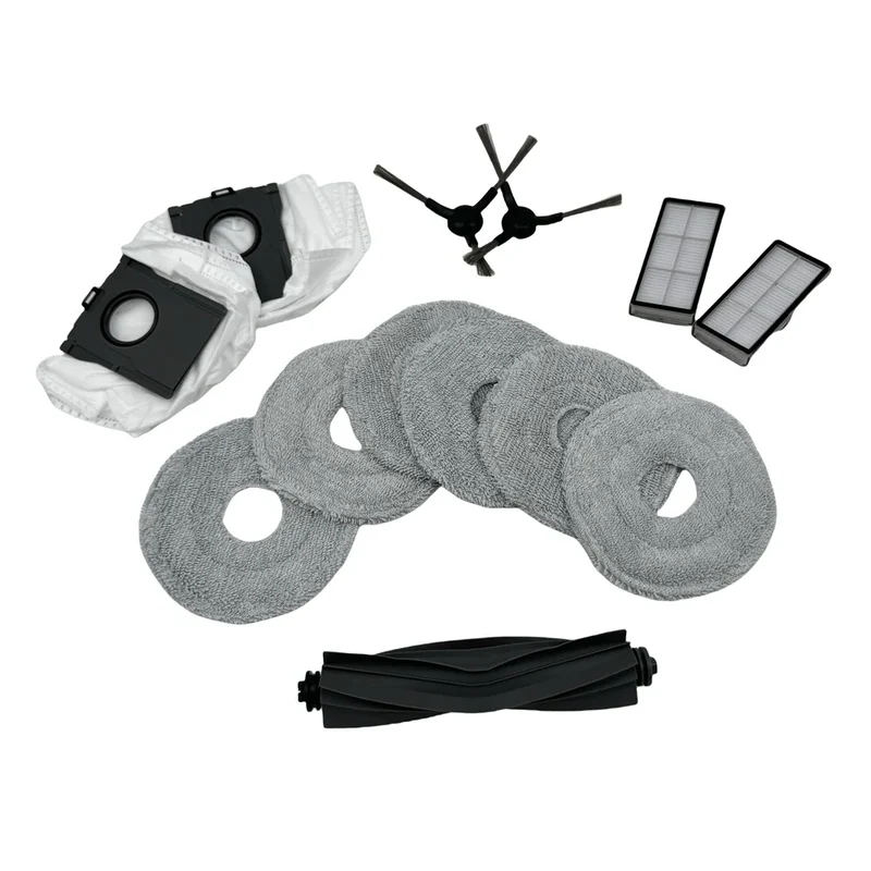 Dreame L10s Ultra, L10s Pro Ultra, D20 Ultra, X30 Ultra, L30 Pro Ultra, E30 Ultra, L40 Ultra AE, L40 Ultra CE | Original Consumable Parts & Accessories: Brushes, Mops, HEPA Filters, Dust Bags (Kit)