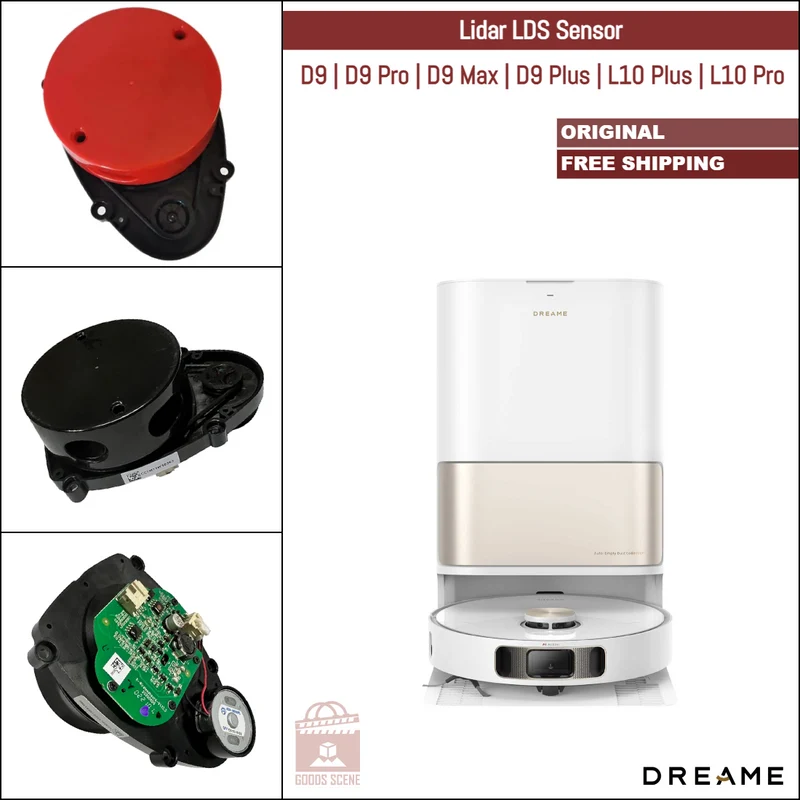Dreame D9, D9 Pro, D9 Max, D9 Plus, L10 Plus, L10 Pro | Original Spare & Repair Parts: LDS Laser Lidar Sensor