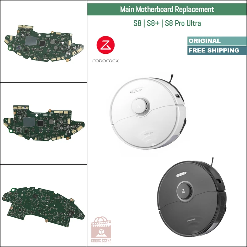Roborock S8, S8+, S8 Pro Ultra | Original Spare & Repair Parts: Main PCB Motherboard Replacement