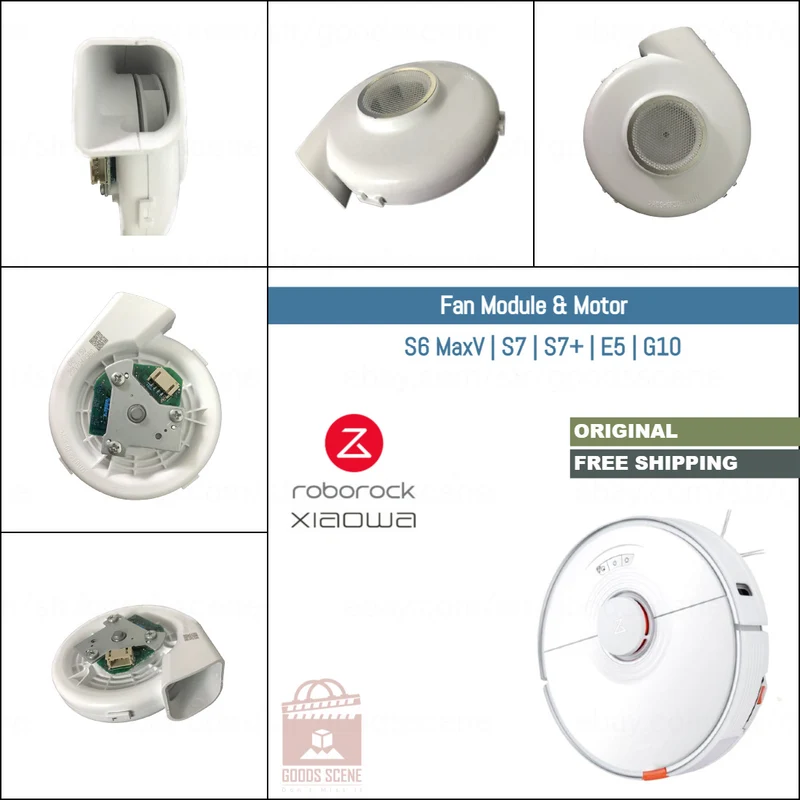 Roborock S6 MaxV, S7, E5, G10, Q5, Q7 | Original Spare & Repair Parts: Fan Motor Module 2500Pa