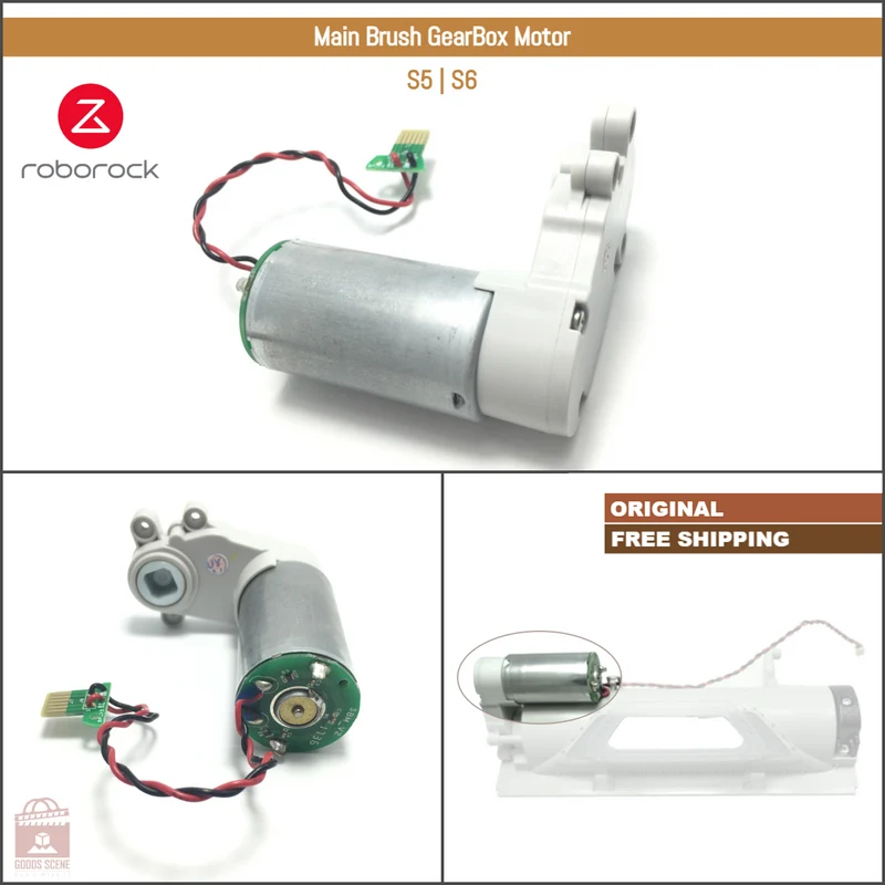 Roborock S5, S6 | Original Spare & Repair Parts: Main Brush Gearbox Motor