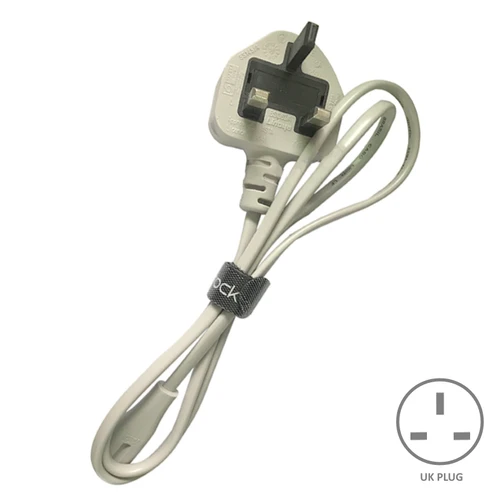 Roborock S4, S5, S6, S7, S8 Serieses, Xiaowa E Series | Original Spare Parts & Accessories: Power Cord Cable For Standard Dock - US, EU, AU, UK Plugs